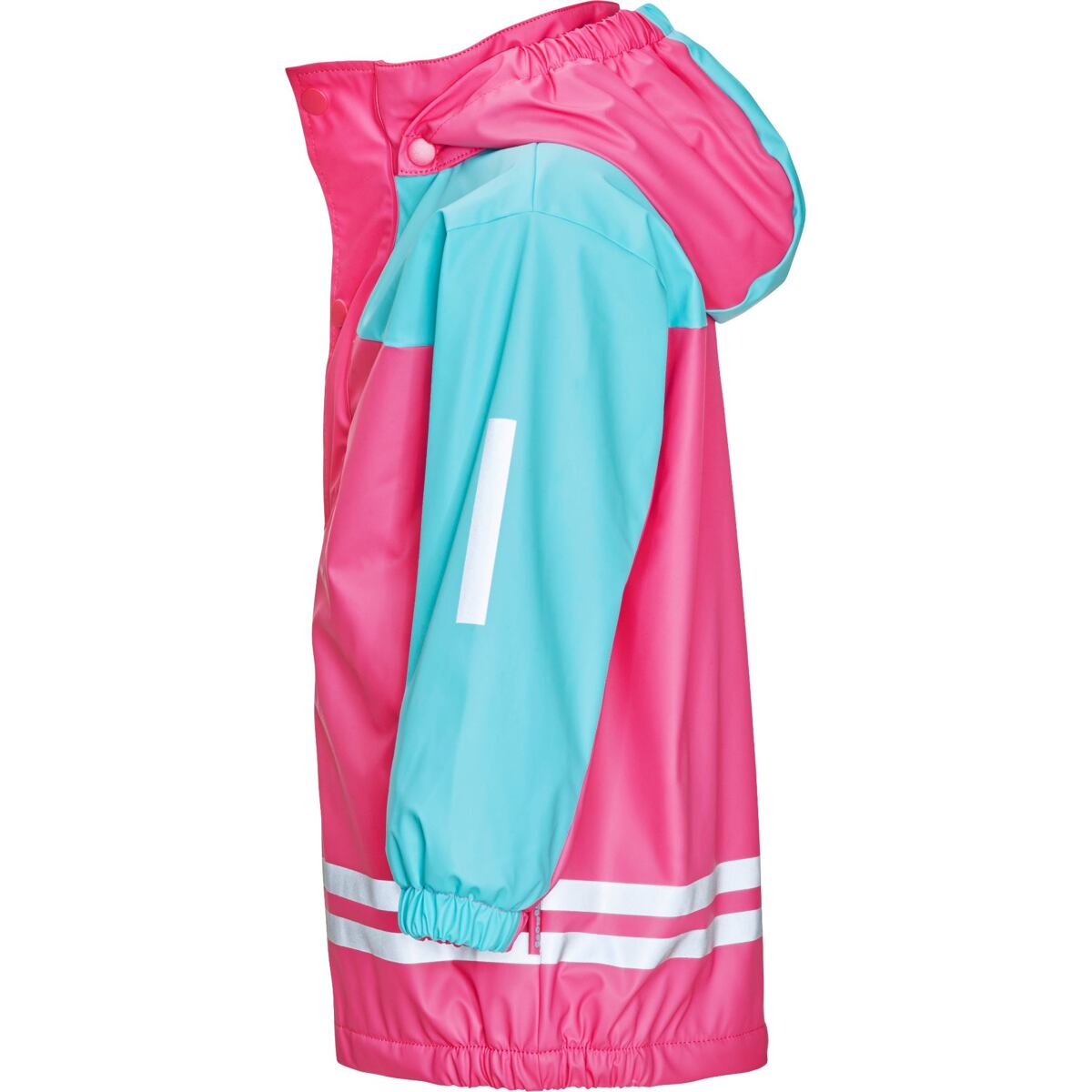 Playshoes Dětská bunda do deště s fleecem turquoise