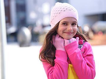 Huppa Dětská fleecová bunda Bennie fuchsia