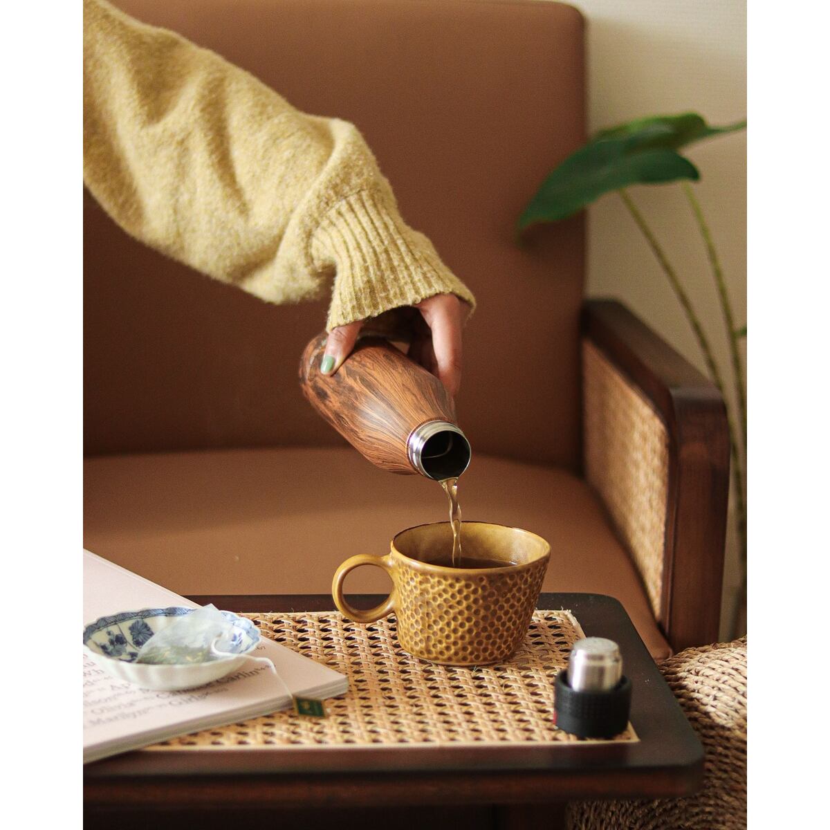 Les Artistes Termoska Bottle Up 500ml Wood