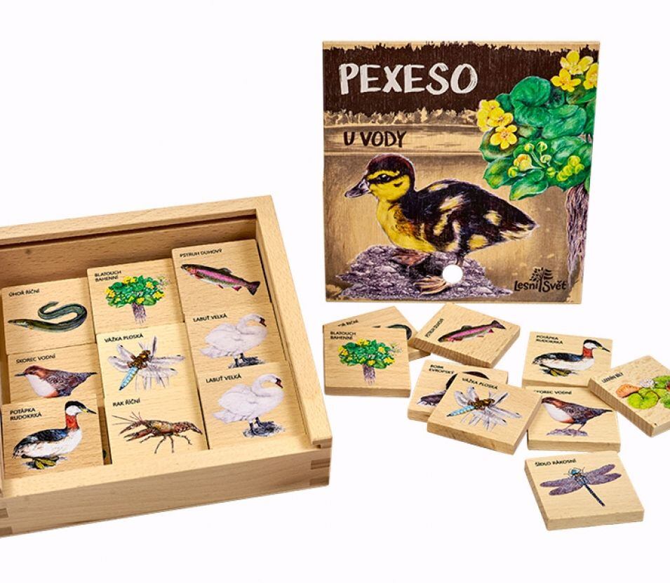Lesní svět Dřevěné pexeso Klasické - varianty