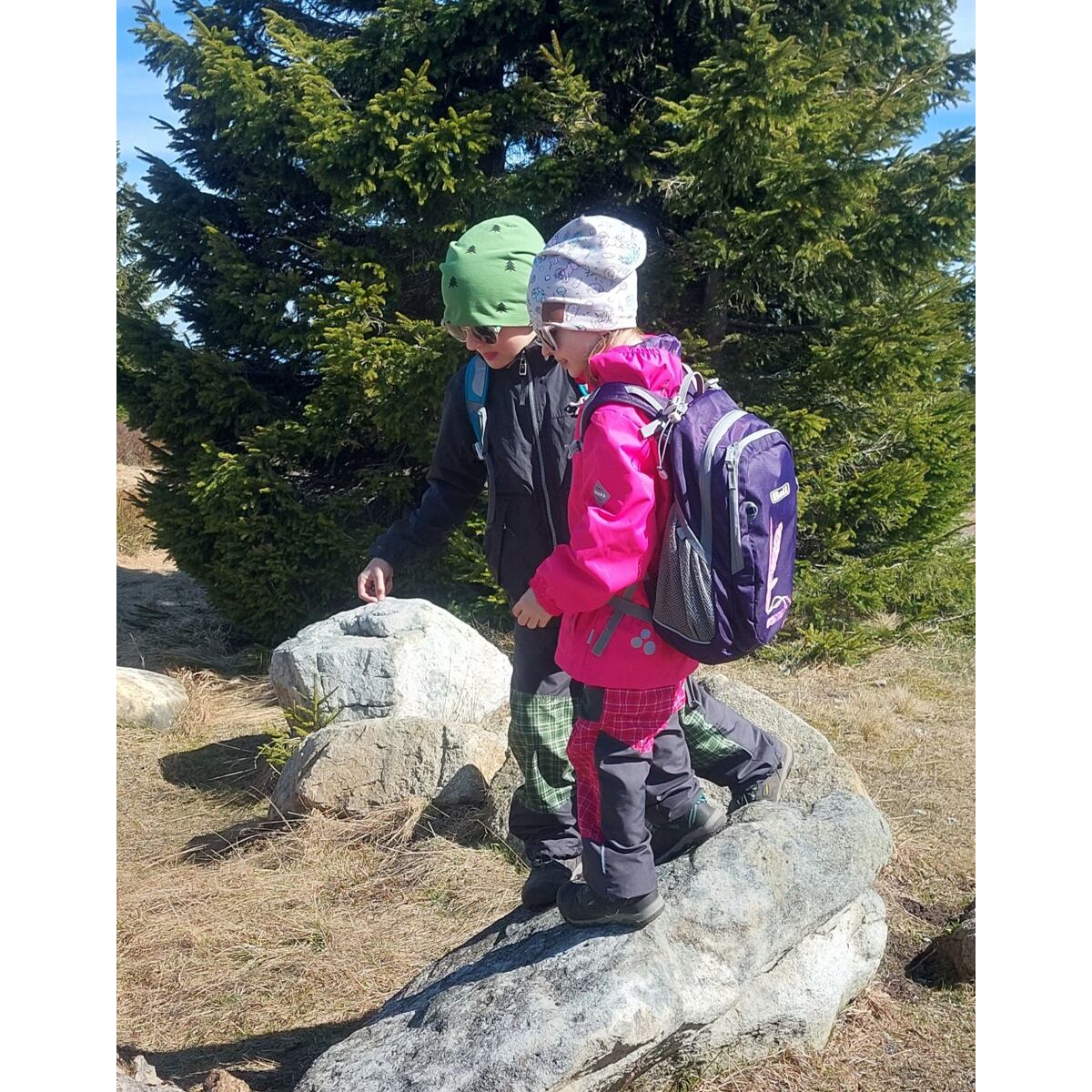 Huppa Dětská nepromokavá bunda Joly fuchsia