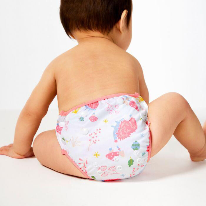 Splash About Dětské plenkové plavky Happy Nappy nastavitelné - Forest Walk