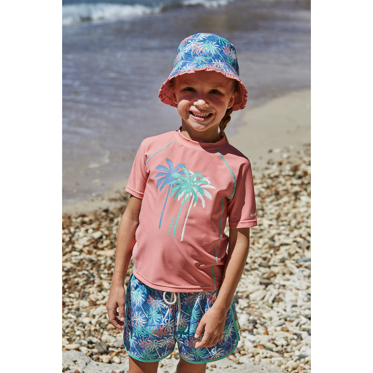 Playshoes Dívčí UV kraťasy Palmy