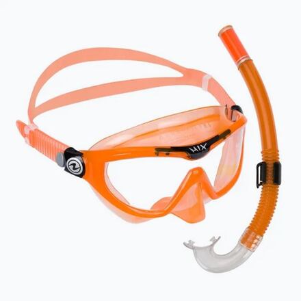 Aqua Lung Dětský šnorchlovací a potápěčský set Aqualung COMBO MIX XB + SNORKEL oranžová