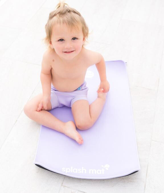 Splash About Dětské plenkové plavky Happy Nappy Lilac Spring