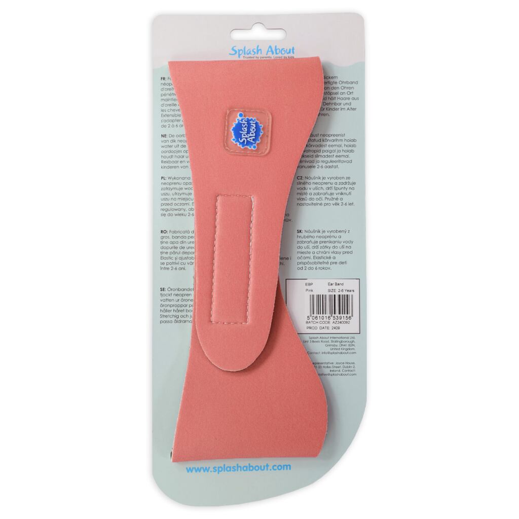 Splash About Dětská neoprénová čelenka na plavání pink 2 - 6 let