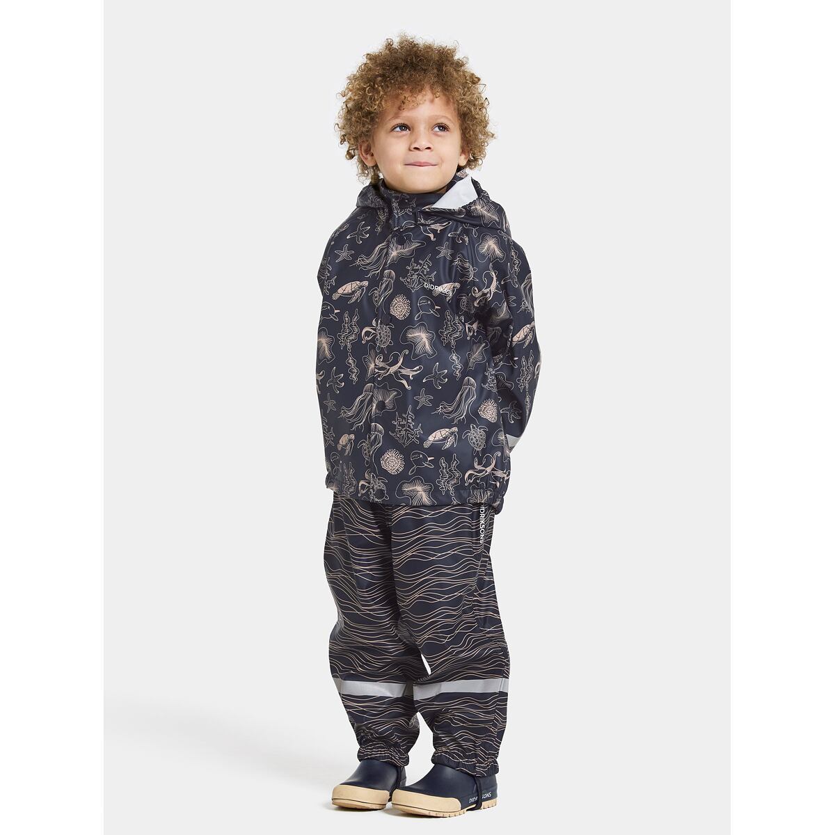 Didriksons Dětský set do deště Slaskeman ocean navy