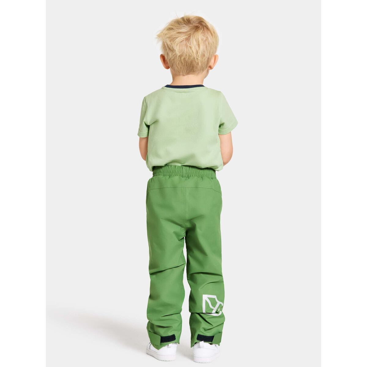Didriksons Dětské nepromokavé kalhoty Avan algae green - ROSTOUCÍ