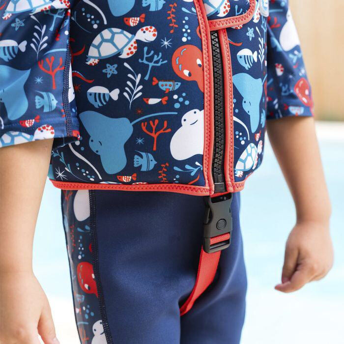 Splash About Dětská plovací vesta Go Splash Vodní svět s bezpečnostním páskem