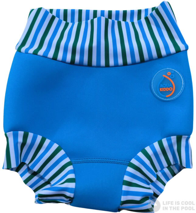AquaKiddo Dětské plenkové plavky Swim Nappy neon blue