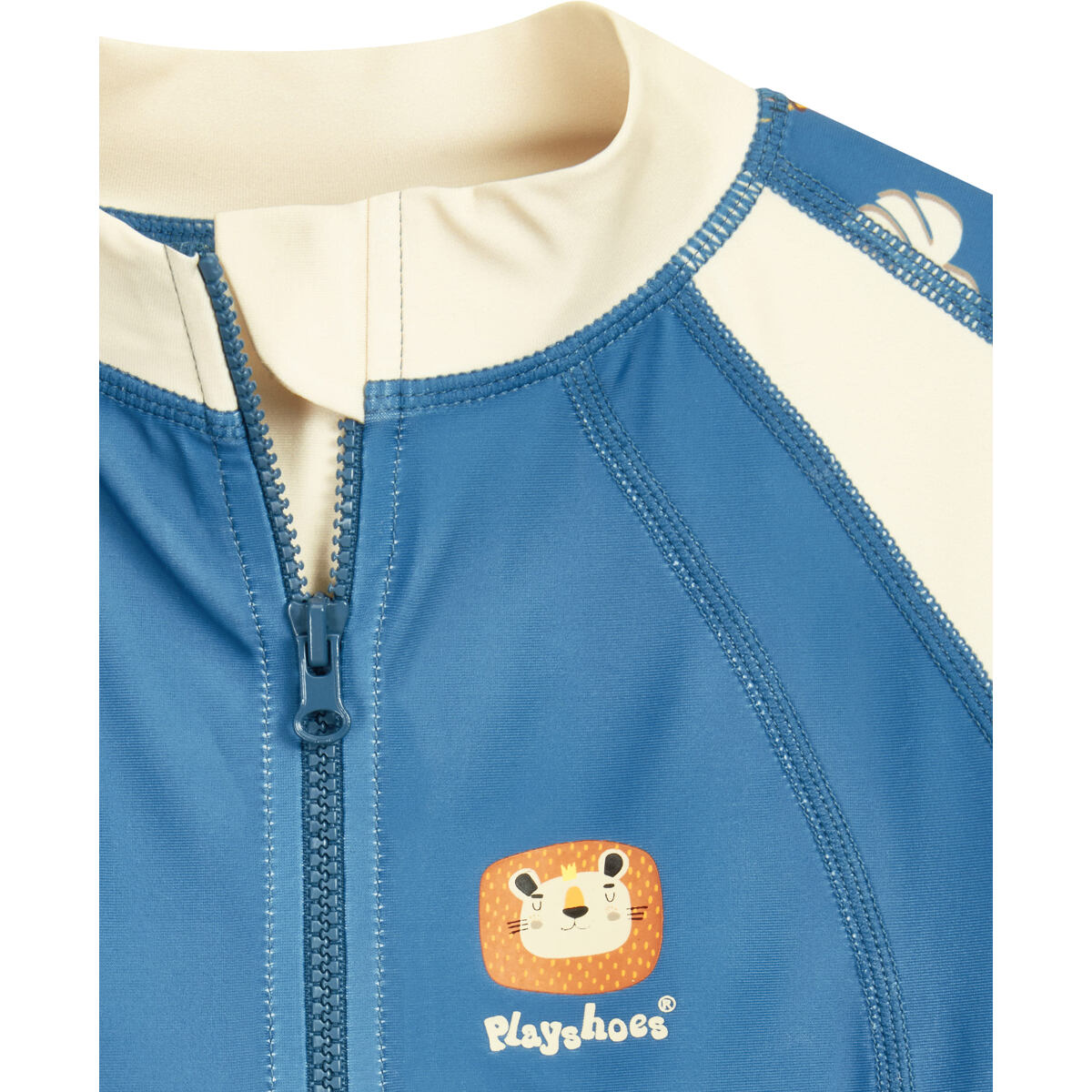 Playshoes Dětský UV overal Jungle petrol - dlouhý rukáv