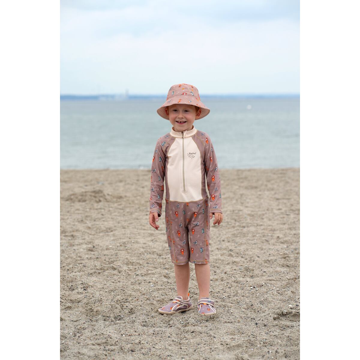 Playshoes Dětské boty do vody Wild Animals brown