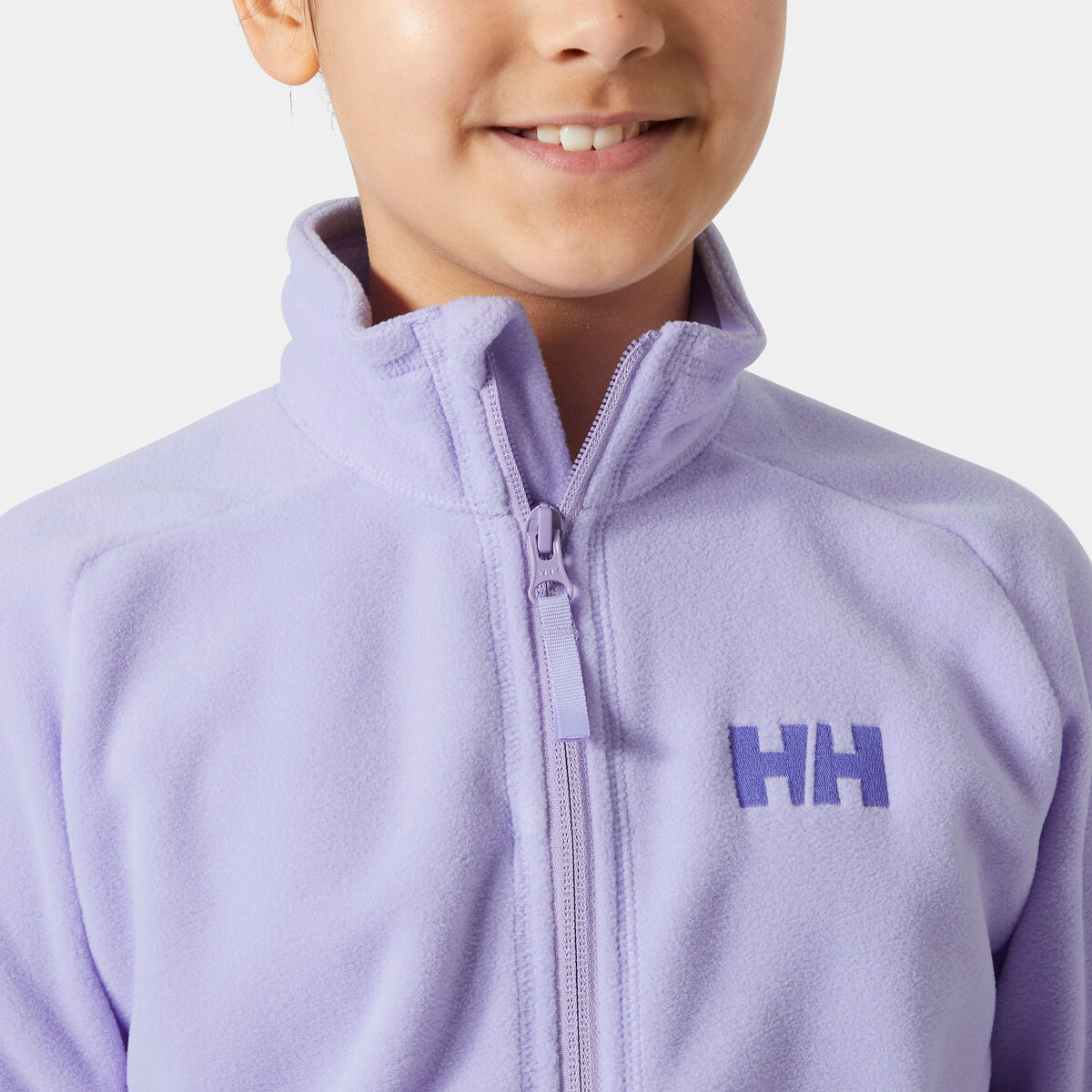 Helly Hansen Dětská fleecová mikina JR Daybreaker 2.0. jacket - bright lavender
