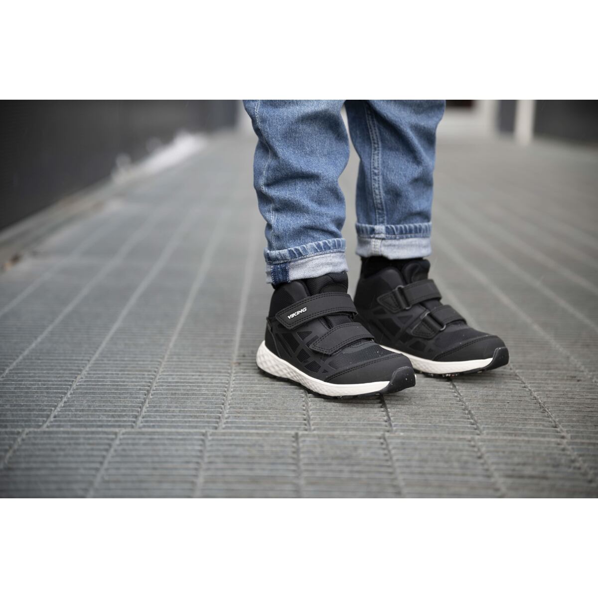 Viking Dětské boty Veme Reflex mid GTX 2V black