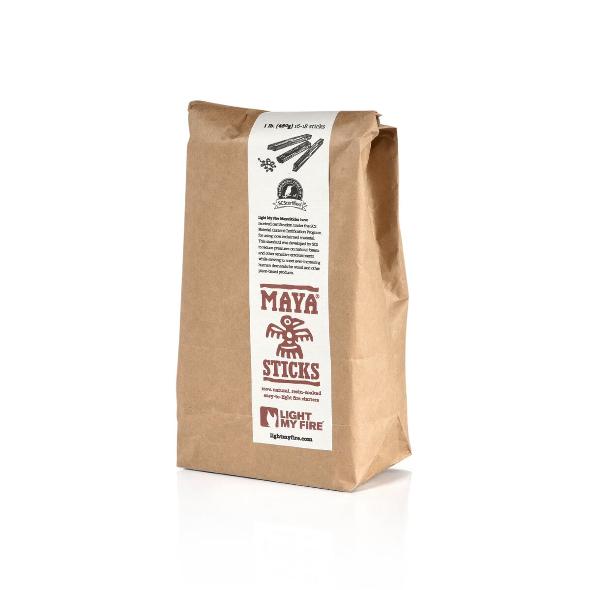 Light my fire Přírodní podpalovač z pryskyřičného dřeva MayaSticks 1lb/450 g