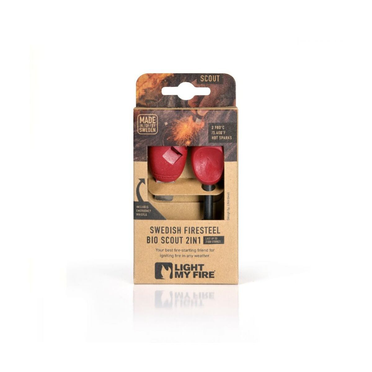 Light my fire Křesadlo Swedish FireSteel scout 2in1 cocoshell