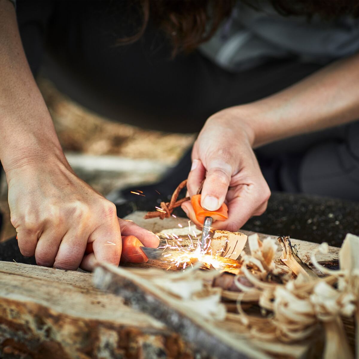 Light my fire Outdoorový nůž s křesadlem Swedish FireKnife 2in1 cocoshell