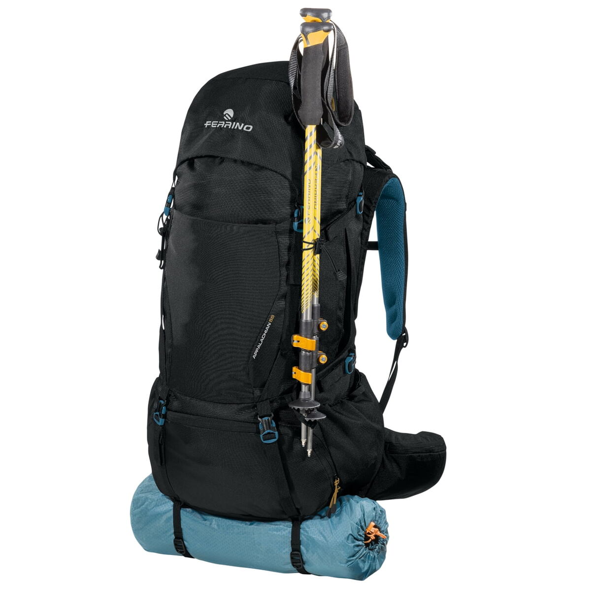 Ferrino Turistický batoh Appalachian 55 l black