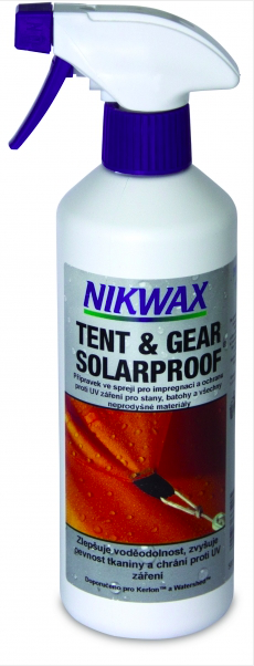 Nikwax Impregnace s UV ochranou Tent and Gear Solar proof 500 ml