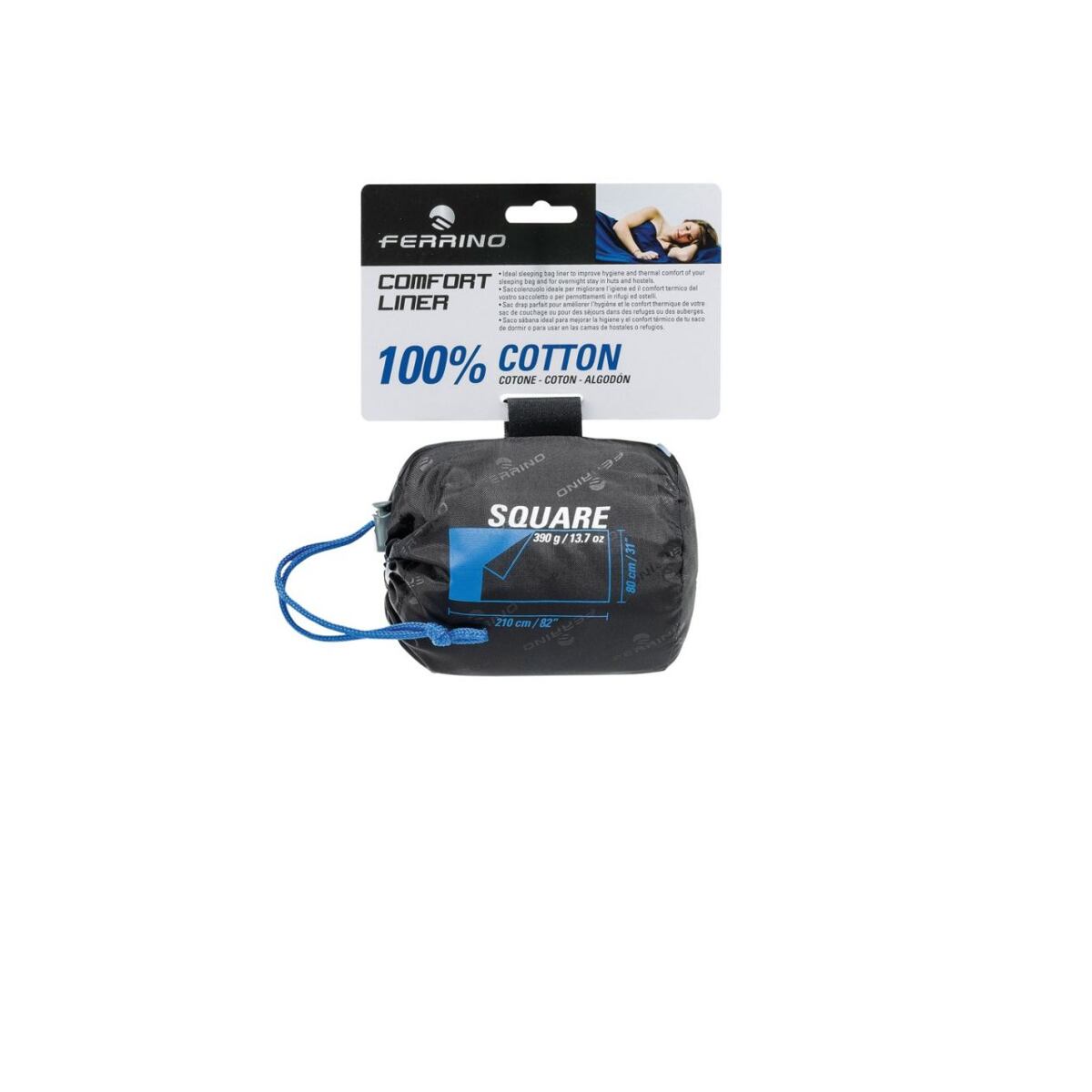 Ferrino Vložka do spacího pytle Comfort Liner SQ blue