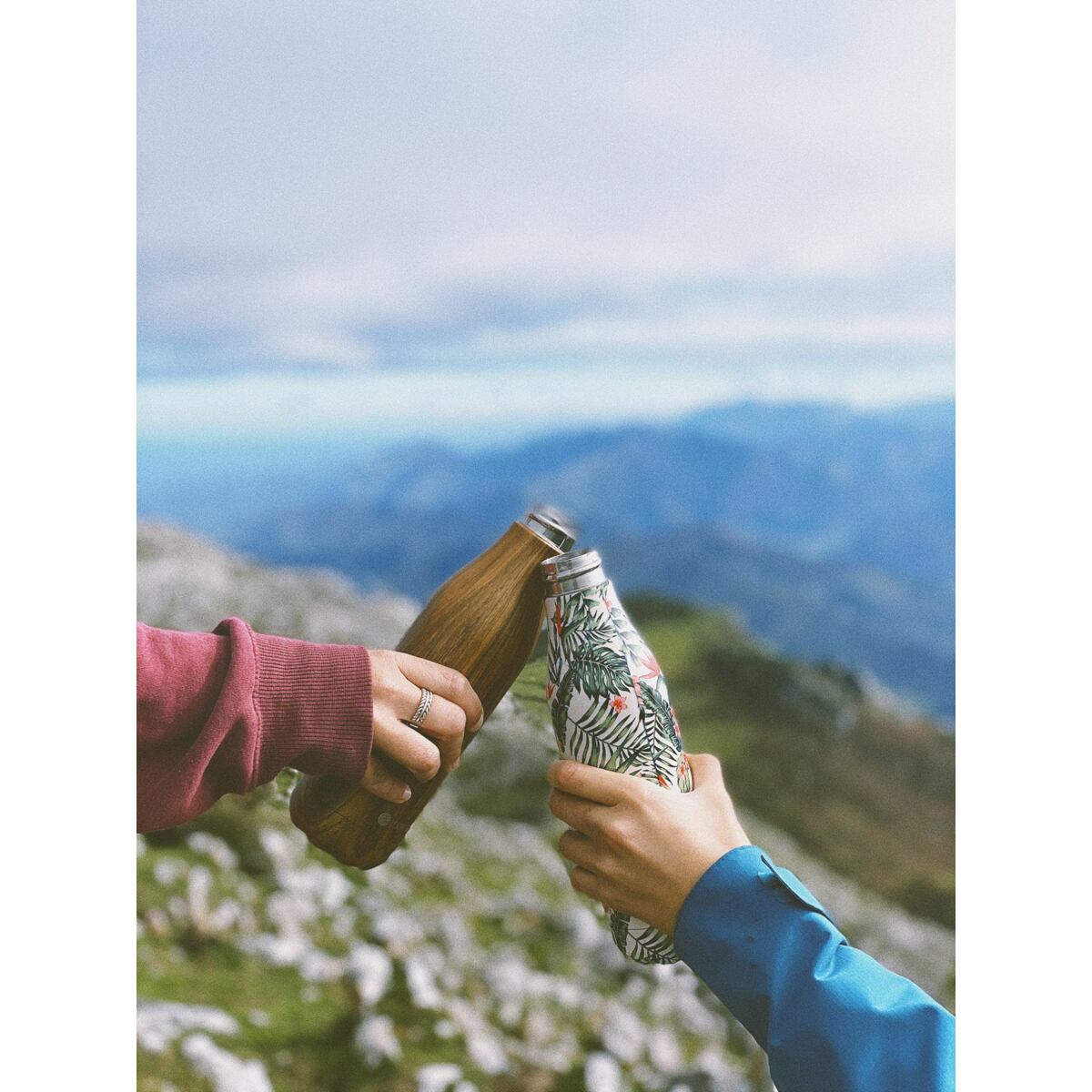 Les Artistes Termoska Bottle Up 500ml Wood