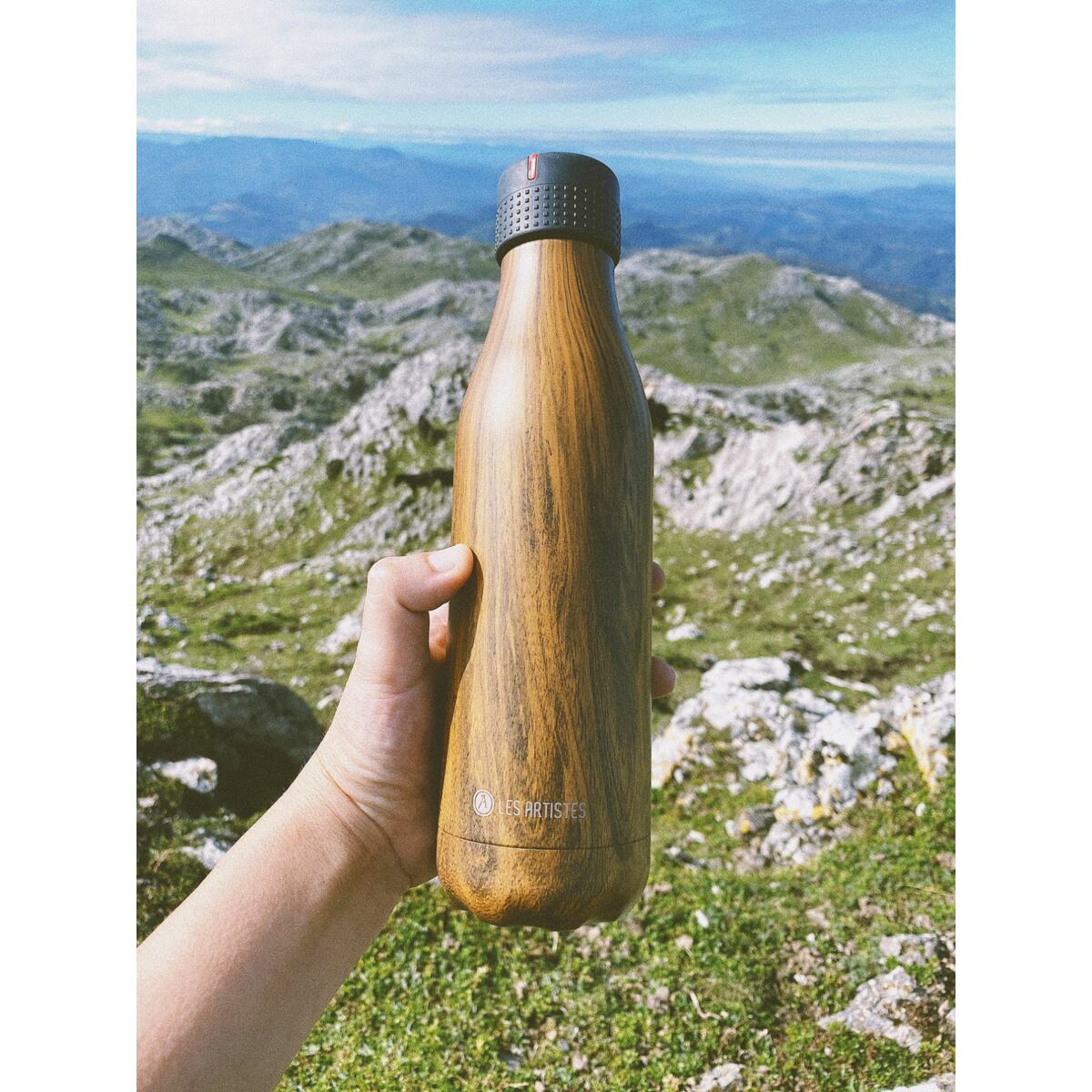 Les Artistes Termoska Bottle Up 500ml Wood