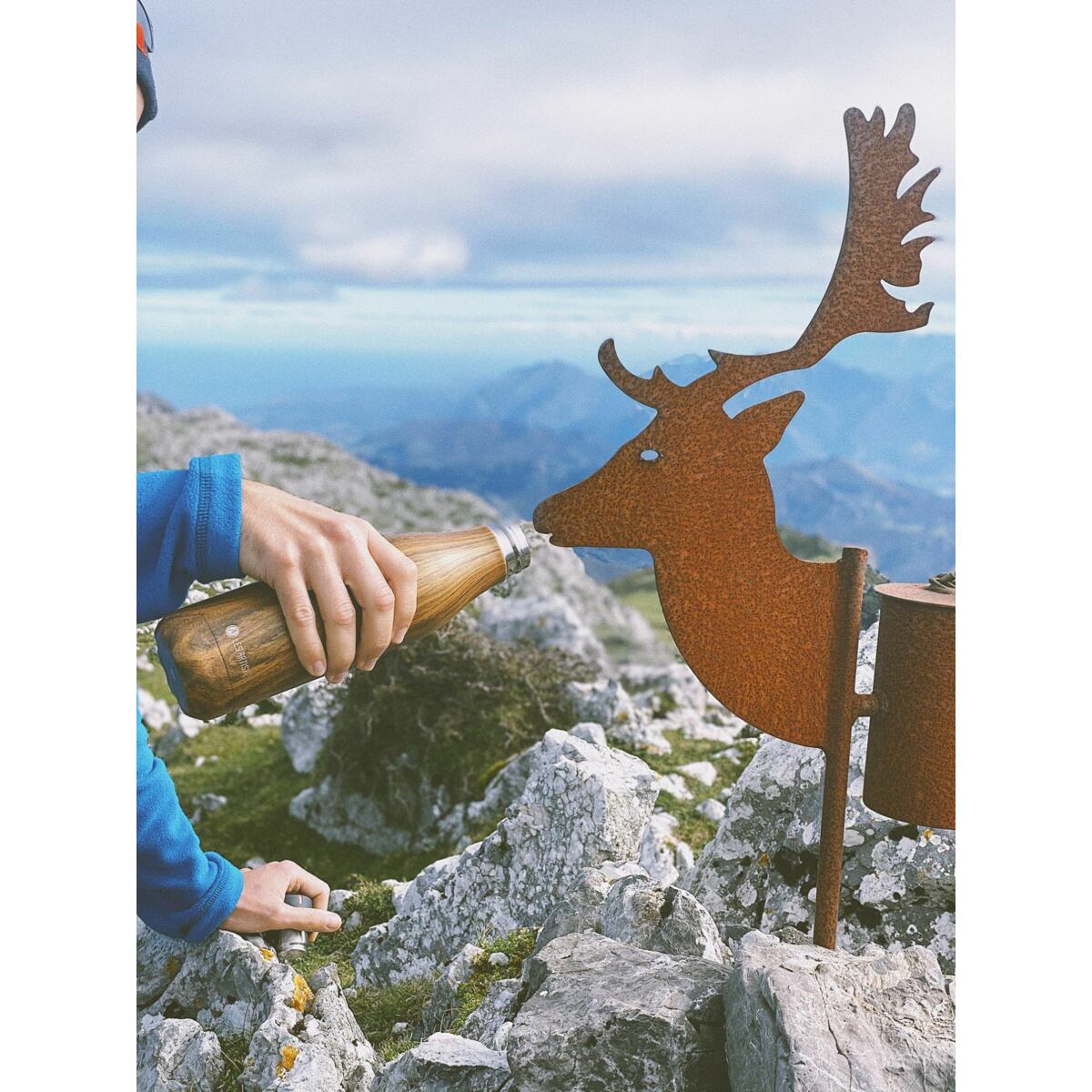 Les Artistes Termoska Bottle Up 500ml Wood