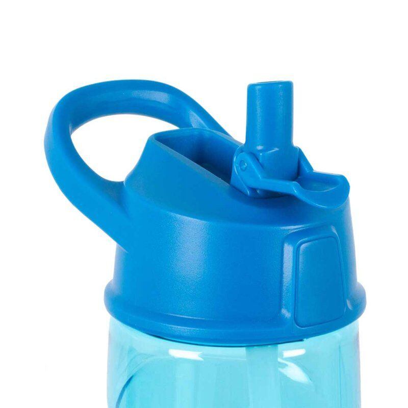 LittleLife Dětská lahev s brčkem Flip-Top Bottle 550 ml Modrá