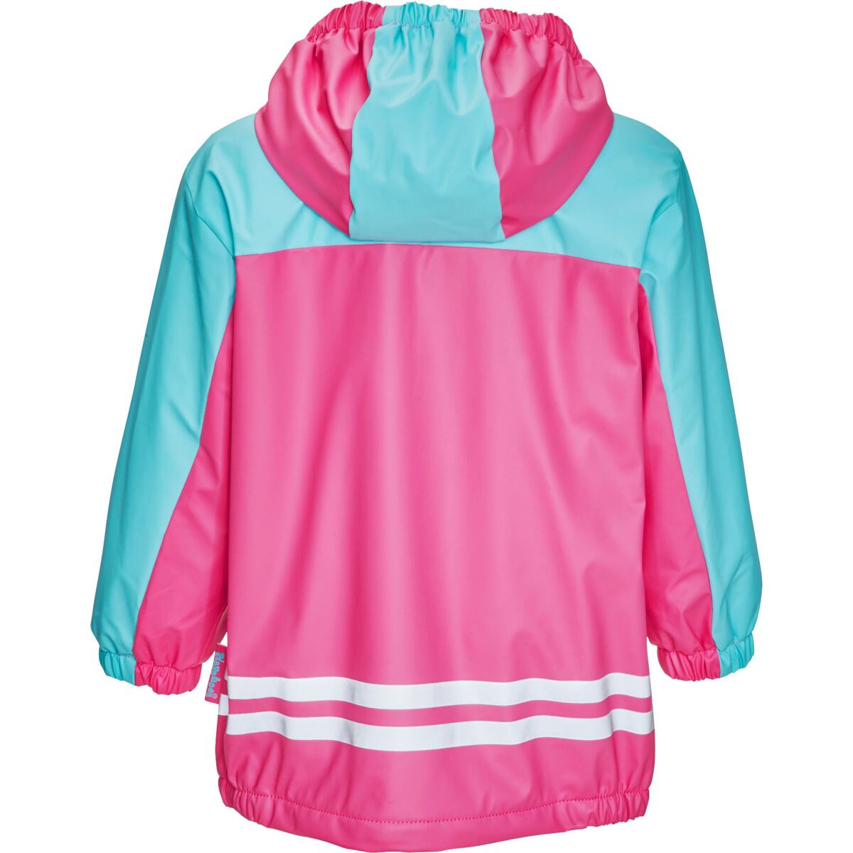 Playshoes Dětská bunda do deště s fleecem turquoise