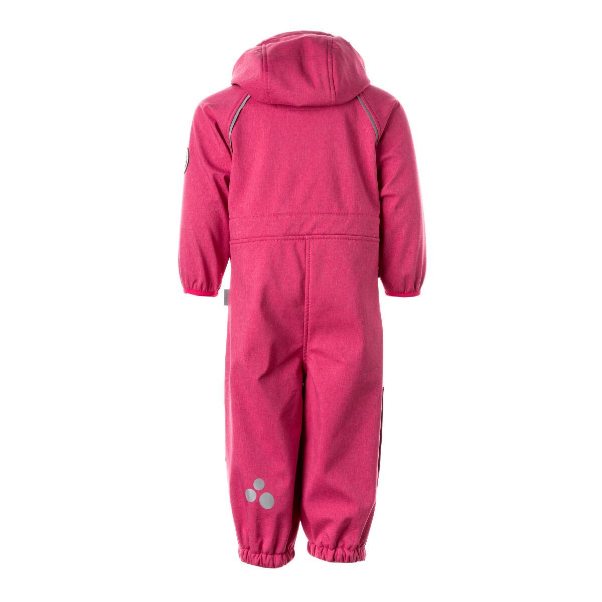 Huppa Dětská softshellová kombinéza Adal 1  fuchsia/ burgundy REFLEX