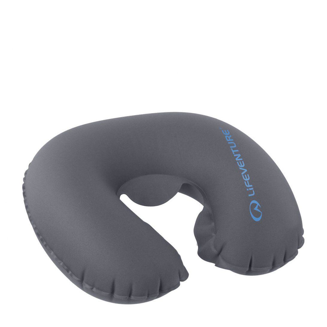 LifeVenture Cestovní nafukovací polštář Lifeventure Inflatable Neck Pillow grey