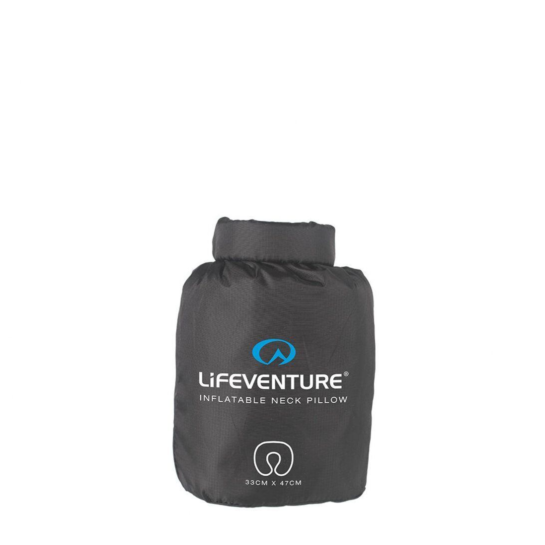 LifeVenture Cestovní nafukovací polštář Lifeventure Inflatable Neck Pillow grey