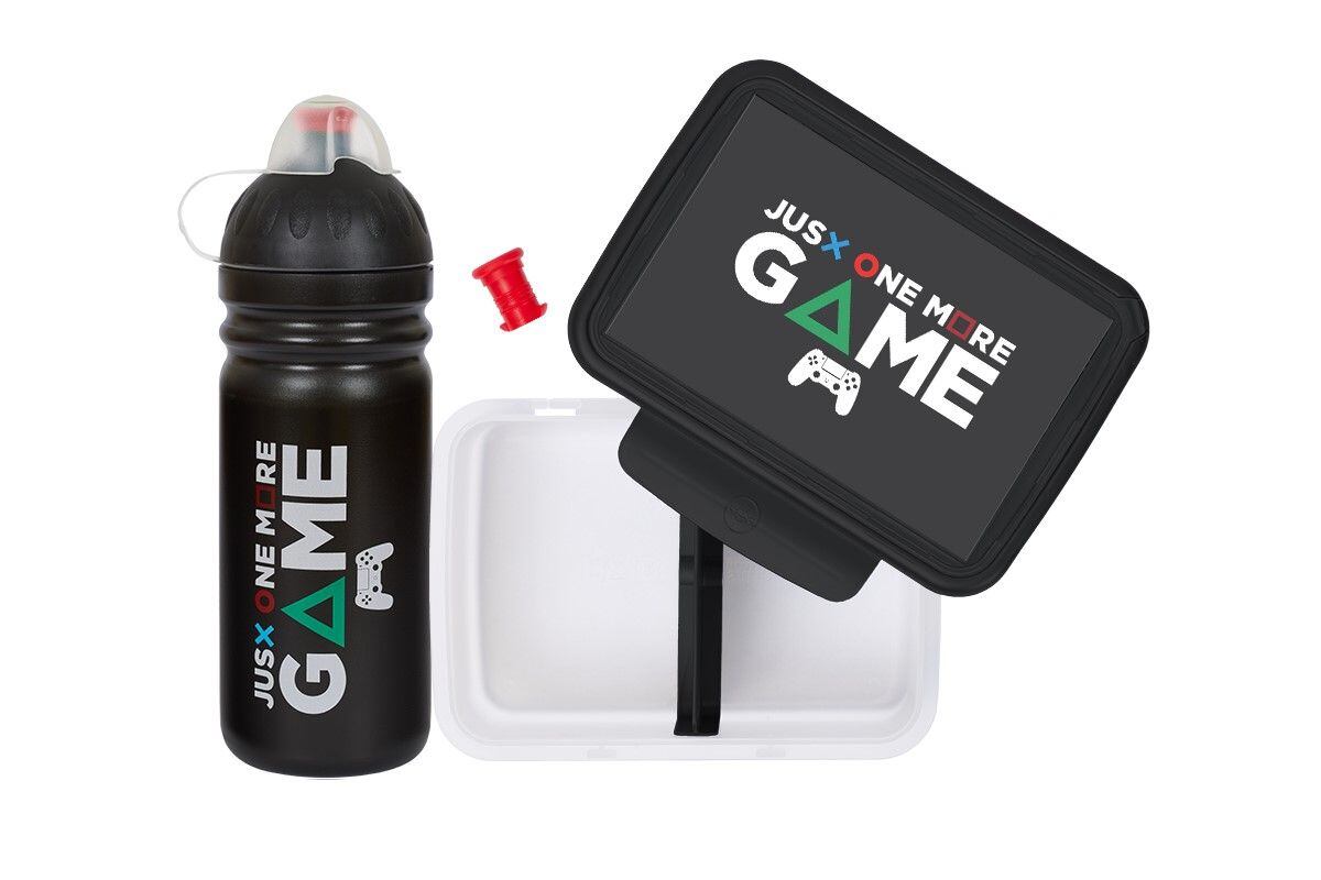 ZDRAVÁ LAHEV® SET ZDRAVÁ LAHEV A ZDRAVÁ SVÁČA svačinový box a lahev 0,7l Game