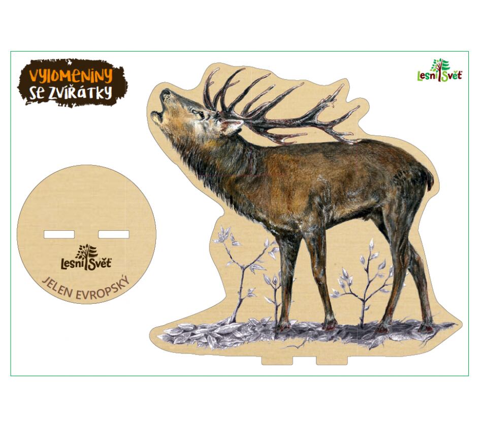 Lesní svět Vylomeniny se zvířátky M