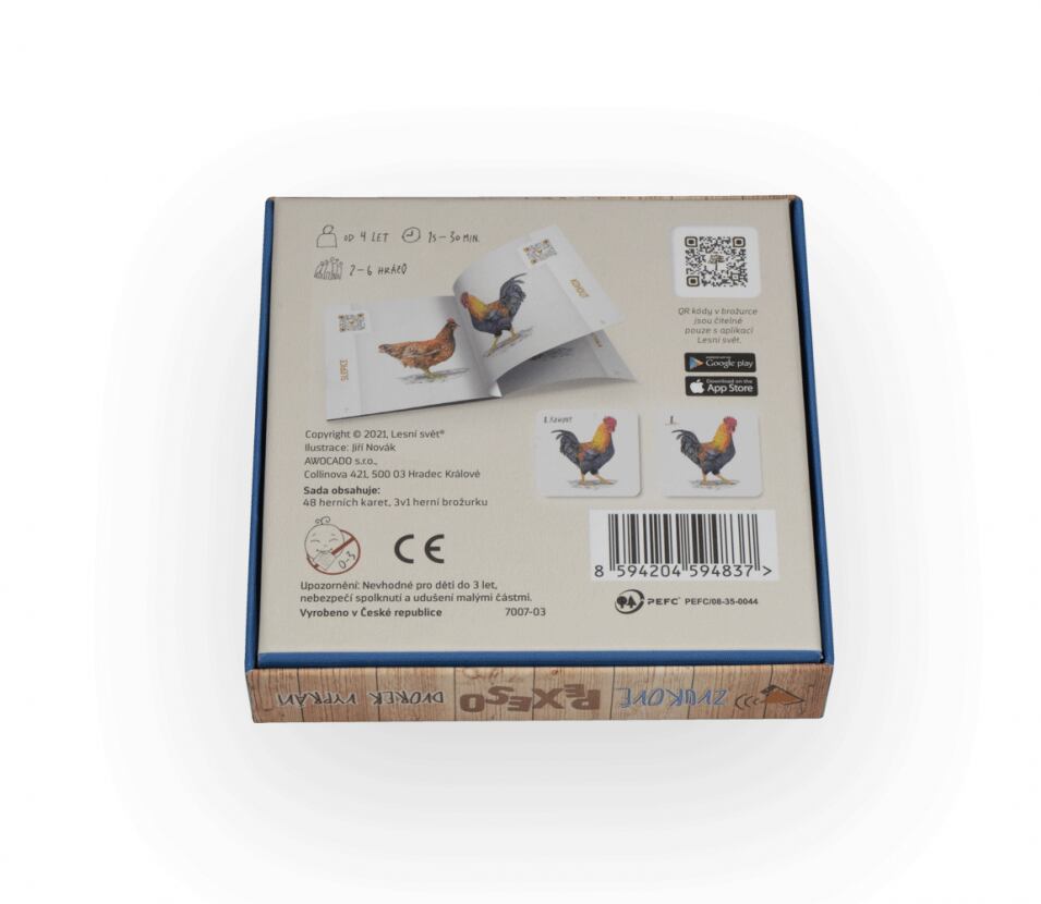 Lesní svět Zvukové pexeso Lesní svět