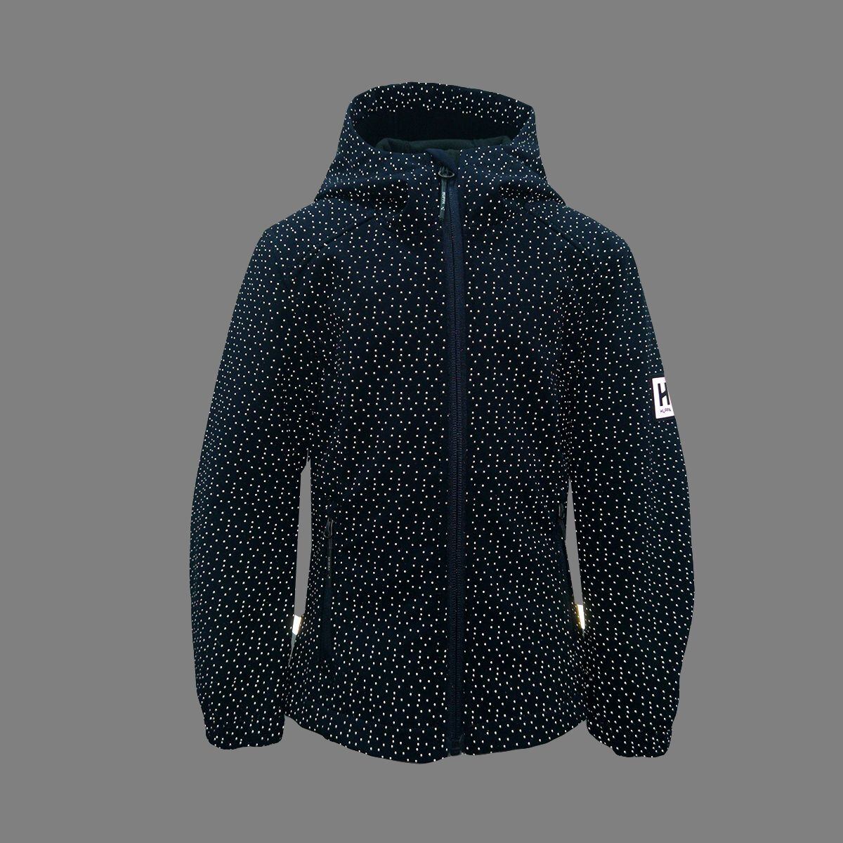 Huppa Dětská softshellová bunda Nera navy REFLEX
