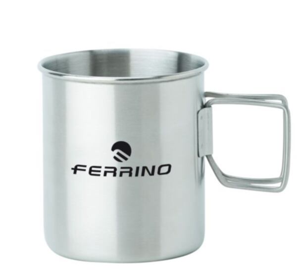 Ferrino Ocelový nerezový hrneček Tazza Inox