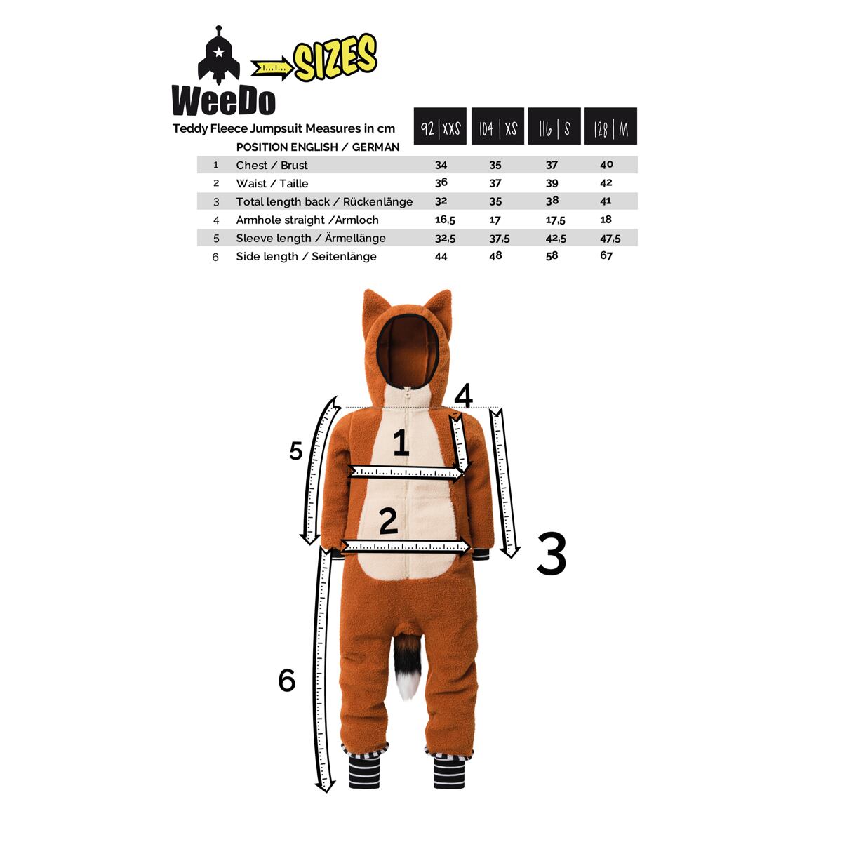 WeeDo Dětská fleecová kombinéza Monster