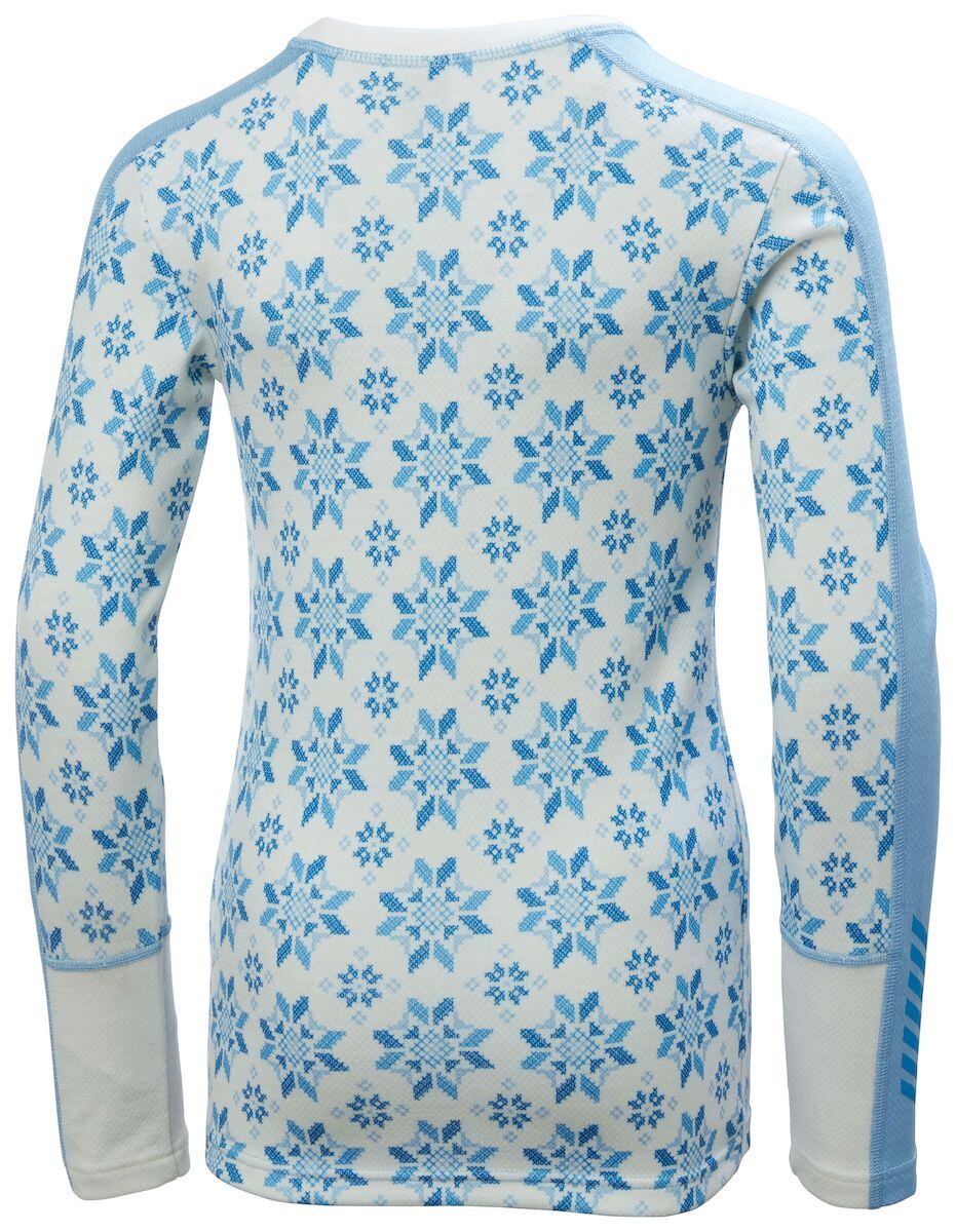 Helly Hansen Juniorské termoprádlo JR Graphic Lifa Merino set - bright blue