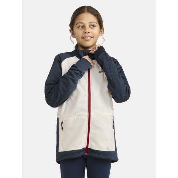 Craft Dětská zateplená bunda Core Warm XC junior dvouvrstvá