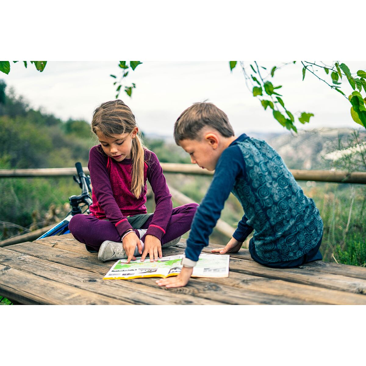 Devold Dětské funkční tričko s merinem Duo active woods s dlouhým rukávem