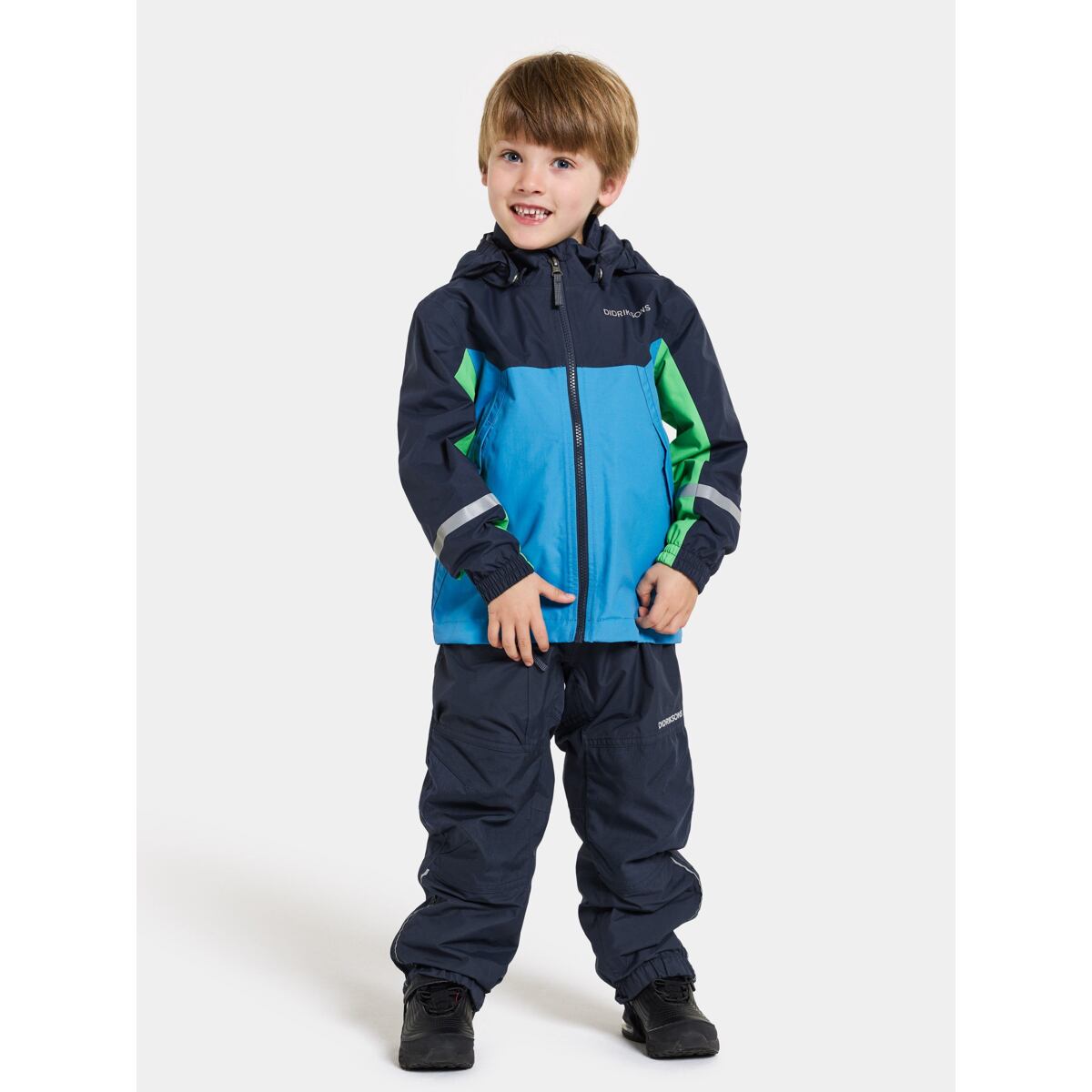 Didriksons Dětská nepromokavá bunda Pilvi flag blue - ROSTOUCÍ