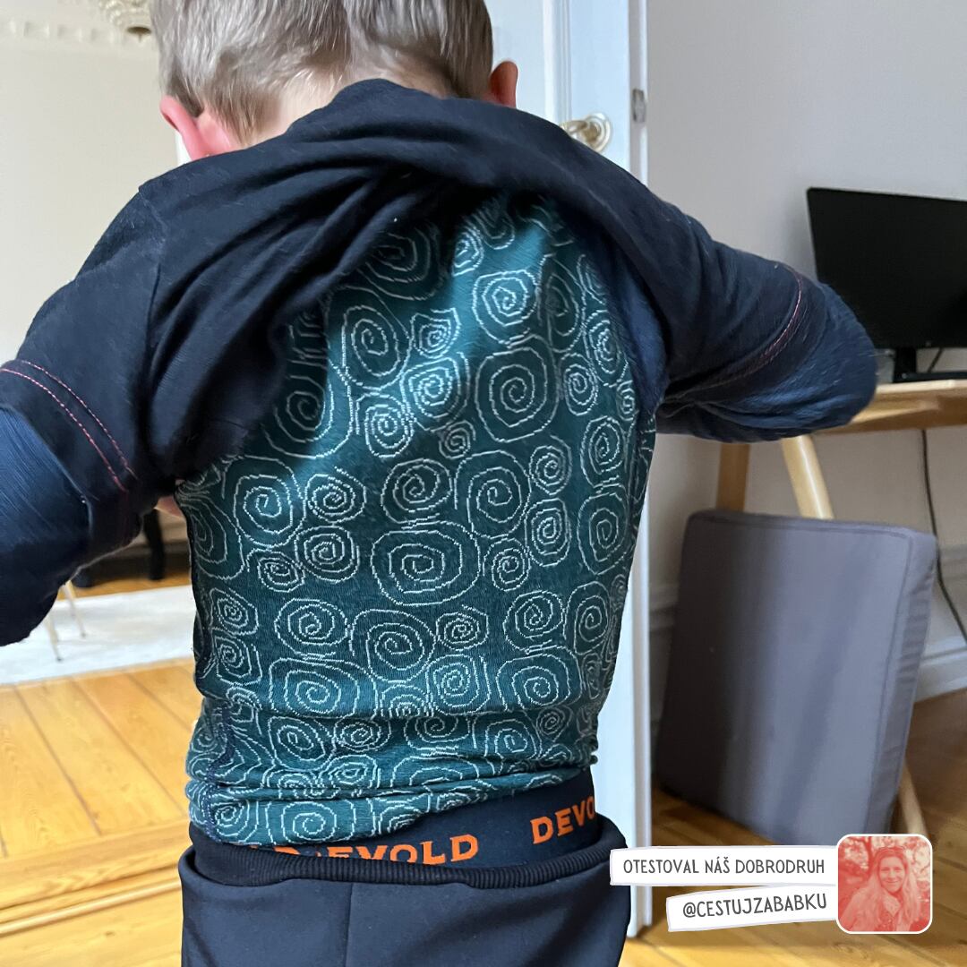 Devold Dětské funkční tričko s merinem Duo active woods s dlouhým rukávem