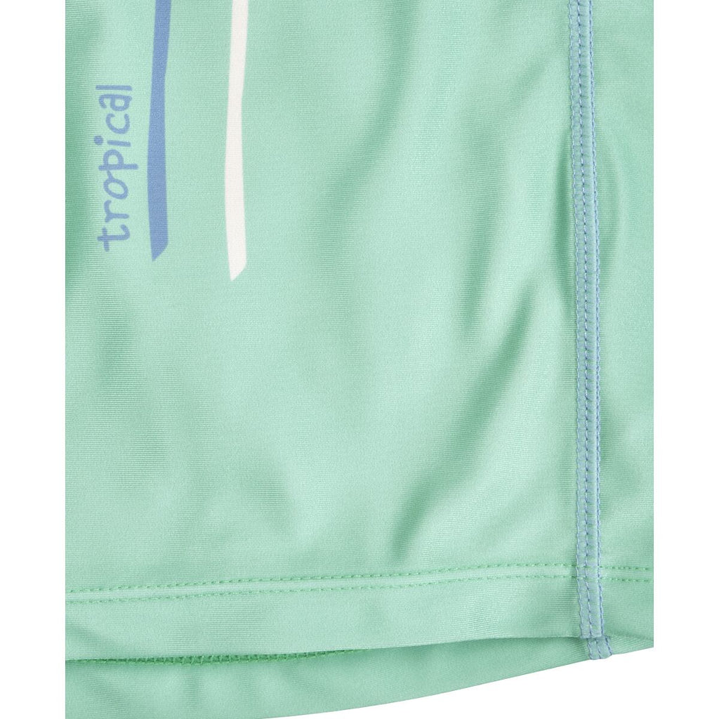 Playshoes Dětské UV tričko Palmy mint - krátký rukáv