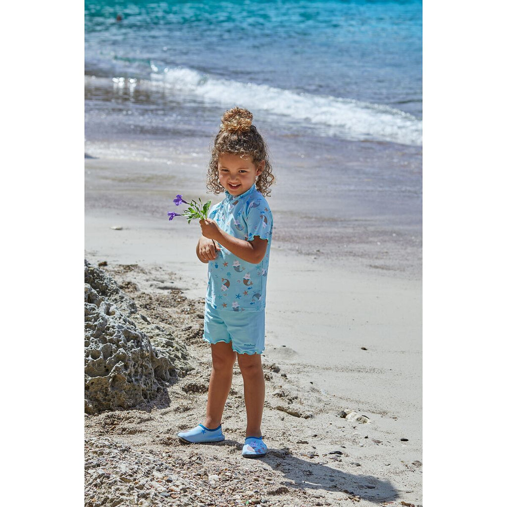 Playshoes Dětské barefoot boty do vody Mořská kočka