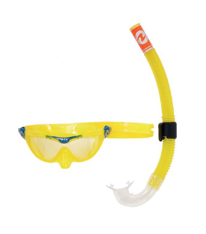 Aqua Lung Dětský šnorchlovací a potápěčský set Aqualung COMBO MIX XB + SNORKEL žlutá