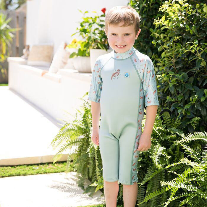 Splash About Dětská neoprenová UV kombinéza Playful Otters