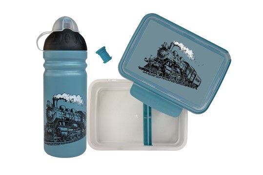 ZDRAVÁ LAHEV® SET ZDRAVÁ LAHEV A ZDRAVÁ SVÁČA svačinový box a lahev 0,7l Parní expres
