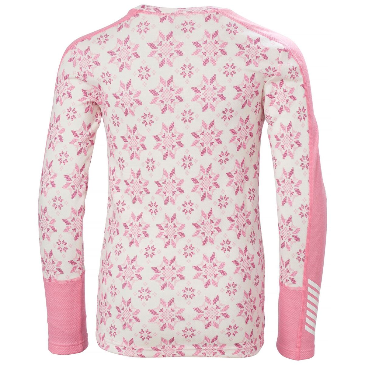 Helly Hansen Juniorské termoprádlo JR Graphic Lifa Merino set - sugar pink snowflake aop