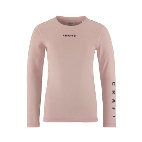 Craft Dětské termoprádlo Core set Warm Baselayer růžové